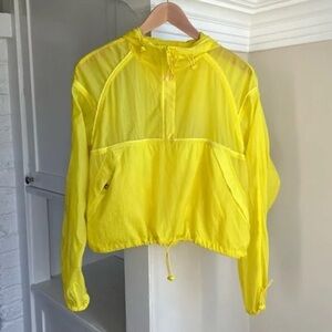 Outdoor Voices Bright Yellow 💛 Utility Pullover Raincoat
